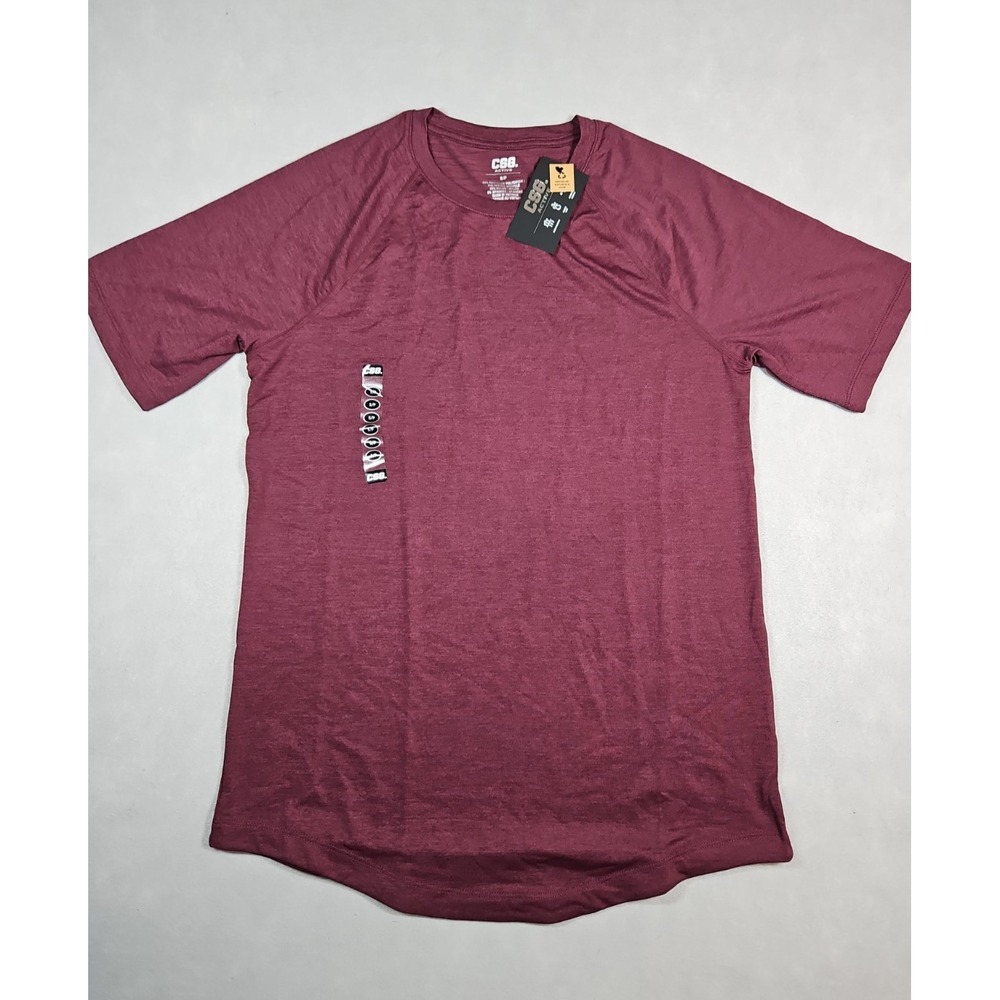 CSG Womens Maroon Performance T Shirt Size Small NWT